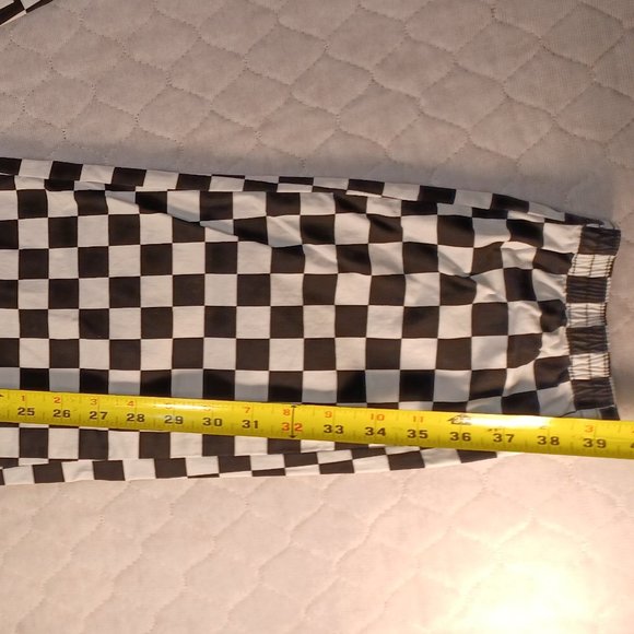HTF Vans Black/White Checkered Checkerboard Joggers Women's Small - Picture 8 of 14